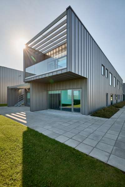 Stahlverkleidetes Schlachthof-Kraftzentrum in Himmerland, Himmerlandskød, Nordre Ringvej 99, 9620 Aalestrup, Dänemark